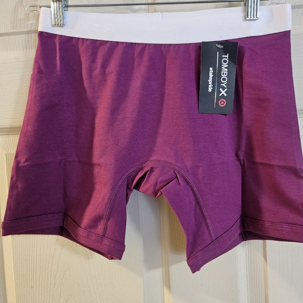 TOMBOYX PRIDE COLLECTION PURPLE BOYSHORT UNDERWEAR: NEW WITH TAGS: SIZE S